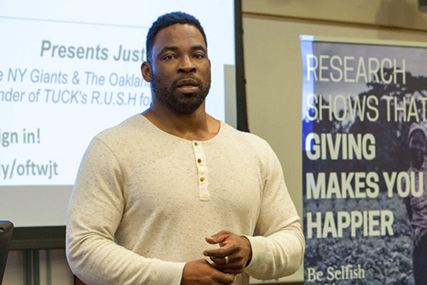 Goldman Sachs  Careers Blog - Justin Tuck: From the New York Giants to  Working at Goldman Sachs